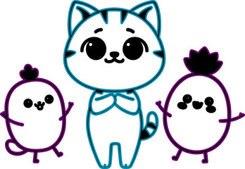 Cartoon Cat Characters