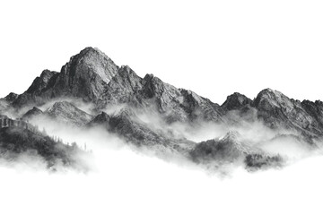 Fantasy Mountains Made of Waffles PNG Transparent