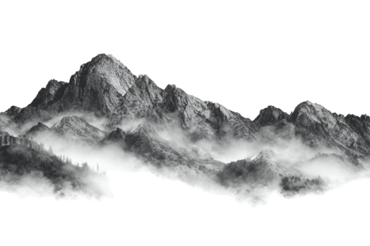 Fantasy Mountains Made of Waffles PNG Transparent