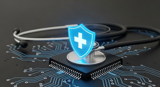 Digital Health Shield Stethoscope Circuit medical technology