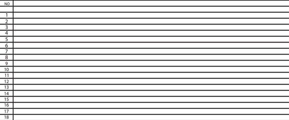 college medium ruled paper background for student.vector Eps10