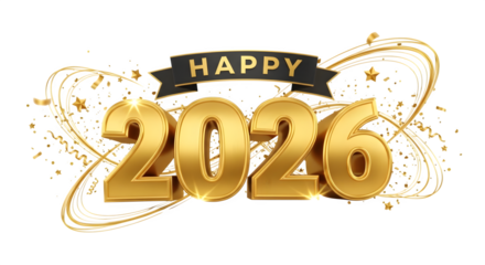 Happy new year 2026 celebration
