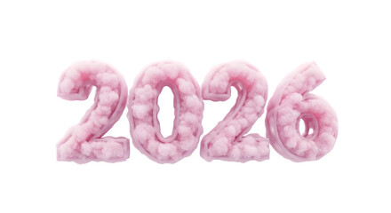 Cotton candy 2026 new year for celebration