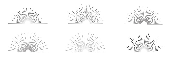 A set of abstract design elements with a risograph print effect. Graphic elements for wallpapers, posters, and banners in a vintage style. Vector illustration. Best Collection. EPS 10.