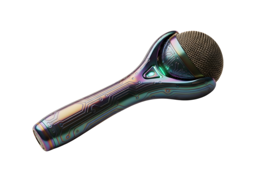 Vintage microphone, a classic design for audio recording