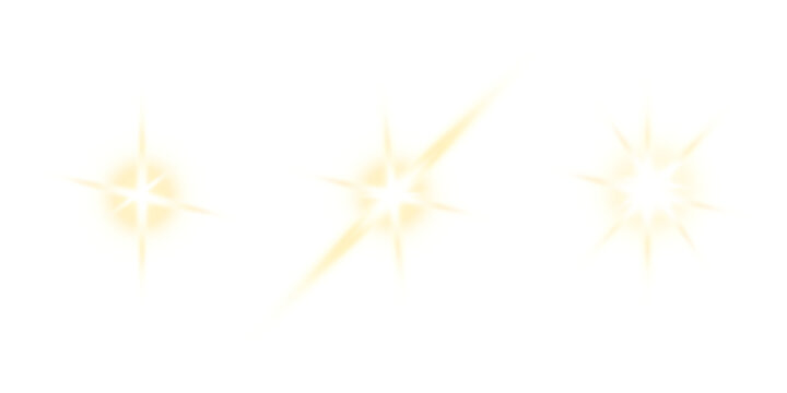 Realistic sun rays. Sun ray glow abstract shine light effect starburst beam sunshine glowing isolated image. Lights flare, star flash light, white sun rays, png.