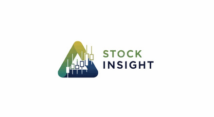 Stock Insight logo design for a financial investment company.