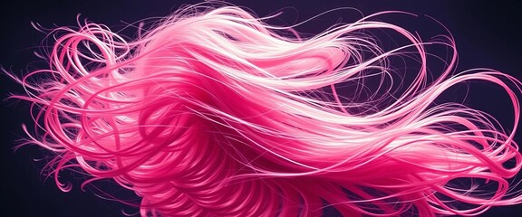 Long, flowing hair billows in wind, ethereal beauty,   profile,   hairstyle