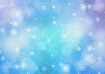 水彩の雪の背景