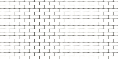 Pavement masonry kitchen seamless mosaic stone concrete wall surface tiles. subway vector block rock white brick wall texture background.	