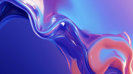 Obraz premium liquid color splash abstract