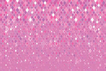 背景素材 ピンク キラキラ グラデーション 輝き 菱形パターン 斜めバックグラウンド