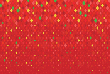 背景素材 赤色 クリスマス キラキラ グラデーション 輝き 菱形パターン 斜めバックグラウンド
