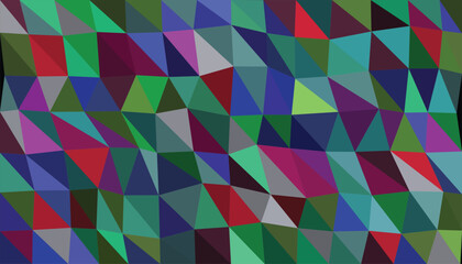 Obraz premium Colorful triangle geometric pattern abstract background texture wallpaper design