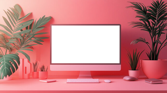 清潔感あふれるホワイトインテリアに、差し込む光とグリーンの彩りがアクセント。静かで整った空間に漂う丁寧な暮らしと快適な作業環境。