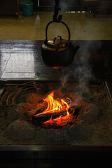 囲炉裏と三和土