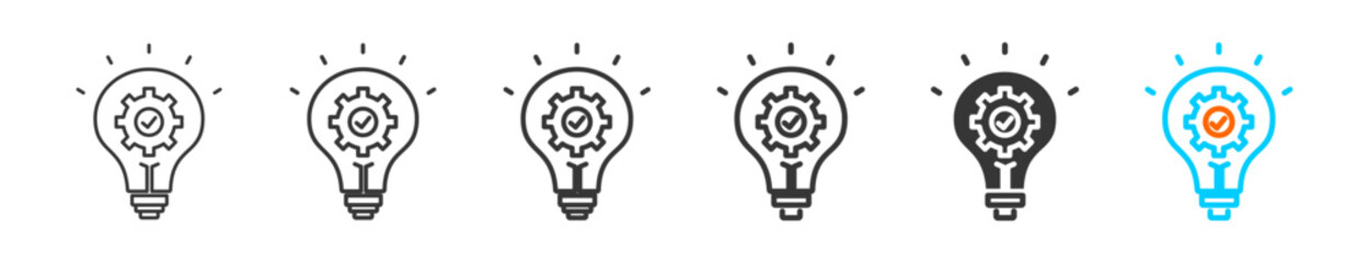  solutions icon set multiple style collection	
