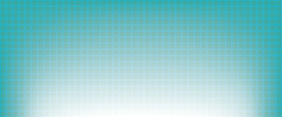 Abstract modern design green turquoise and white grid pattern background with space for your text.