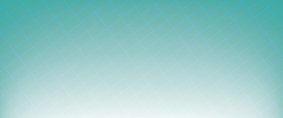 Abstract modern design green turquoise and white grid pattern background with space for your text.