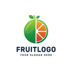 Fresh Citrus Fruit Logo Design