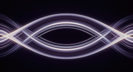 Abstract background showing balanced light waves and smooth flowing gradients suggesting calm spiritual energy and digital harmony ,relaxation ,spiritual ,equilibrium