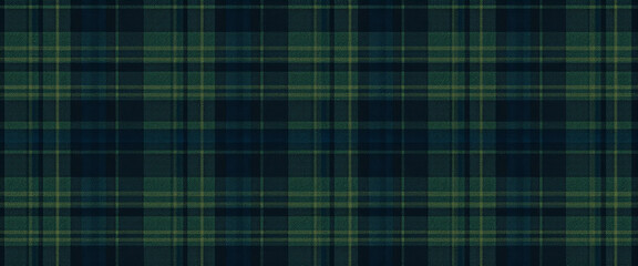 Stewart Clan Tartan with dark green base, red, black lines, subtle yellow accents, 3D woven effect, modern textured, ultra-detailed, contemporary, rich, stylish, high-resolution, heritage, elegant.