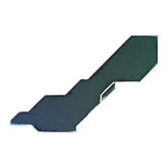 3d render of a red arrow