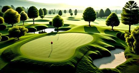 golf course landscape