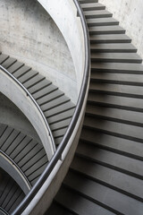 Modern Spiral Staircase with Clean Lines and Elegant Design