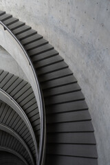 Modern Spiral Staircase with Clean Lines and Elegant Design