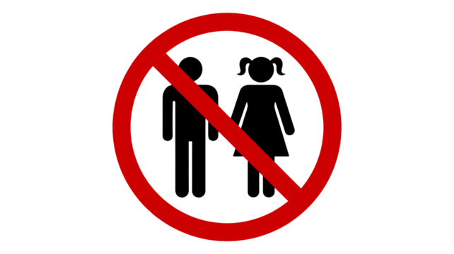 Vibrant red prohibition sign for dynamic safety concepts, perfect for bold designs and impactful messages conveying restriction and security needs