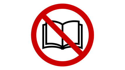 Bold prohibition sign with vibrant red circle and slash conveys restriction, rejection, and denial of access or action effectively now