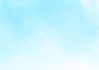 ざらざらした水彩画風の薄い水色 背景素材 白銀比 A4 A3
