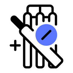 This Cricket icon is suitable for India Culture.