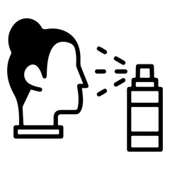 Face spray icon