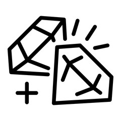 This Diamond icon is suitable for Mardi Gras.