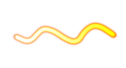 Neon glowing wave overlay PNG. abstract curved lines neon glowing color flow on transparent background, light beams overlay. Color gradient shape. Light leaks effect 