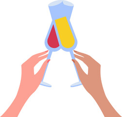 Drink Cheers Celebration Element