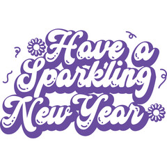 New Year Typograph Set