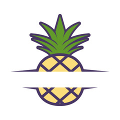 Pineapple logo icon design