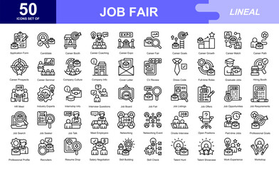 Job Fair theme iconset