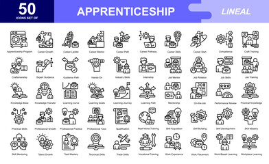 Apprenticeship theme iconset