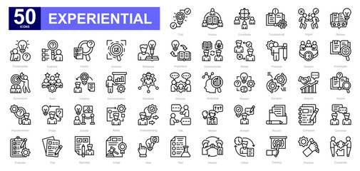 Experiential theme iconset