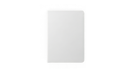 Blank white paper notebook for mockup design