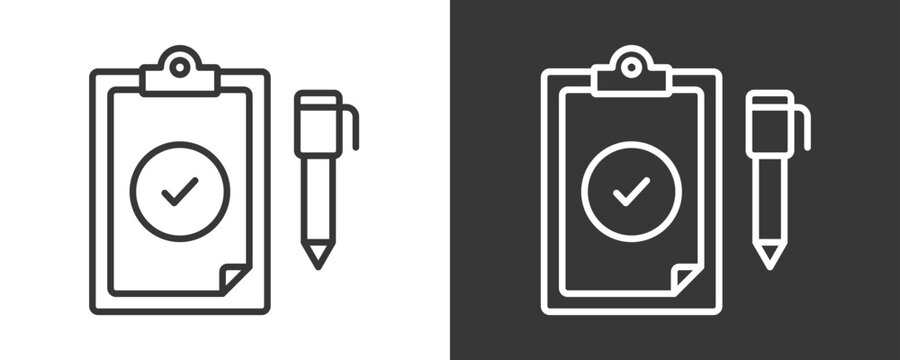 Accountability Icon Set Vector Collection Isolated In Black And White