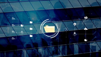 Online folder management for digital file organization, document folder access, cloud-based folder...