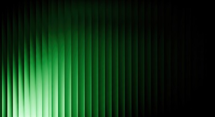 Green Abstract Light Background – Futuristic Lines, Gradient Texture, Modern Digital Design