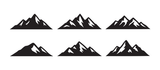 black mountain silhouettes bundle collection