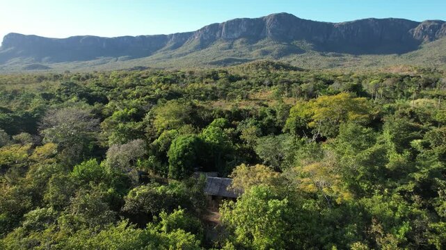 V&atilde;o do Moleque community, Guardian waterfall, blue water, sunny day, incredible landscape, Chapada dos Veadeiros