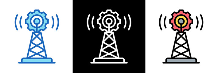 Telecommunication Services triplestyle icon